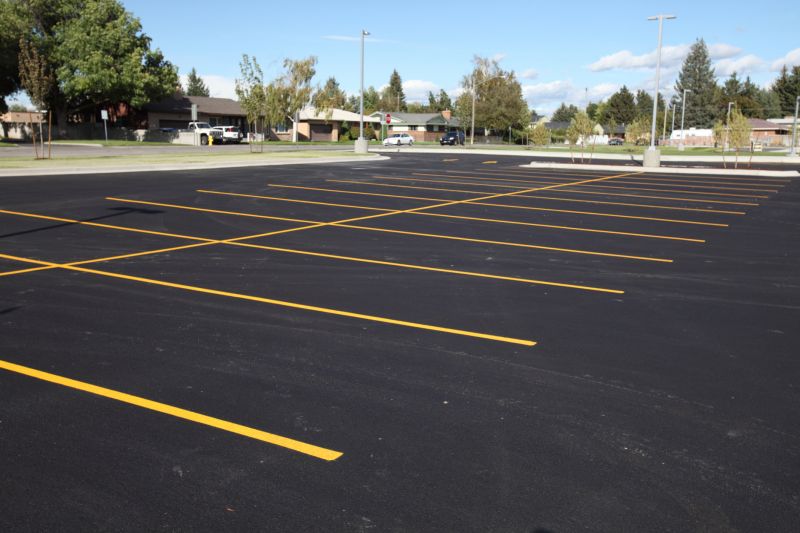 Parking Lot Asphalt Installation
